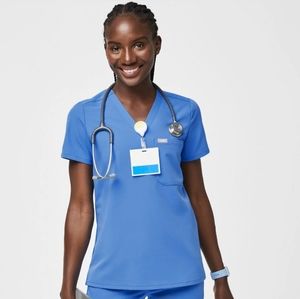 Figs Capri Blue scubs